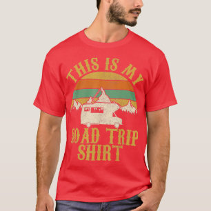 T-shirt Voici Mon Voyage RV Camping Cadeau Camper