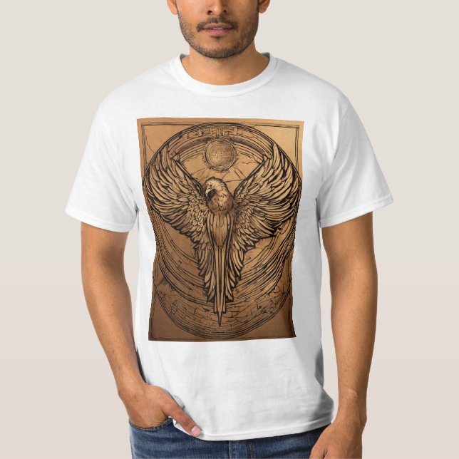 T-shirt Voici notre tatouage d'aigle majestueux Guardian (Devant)