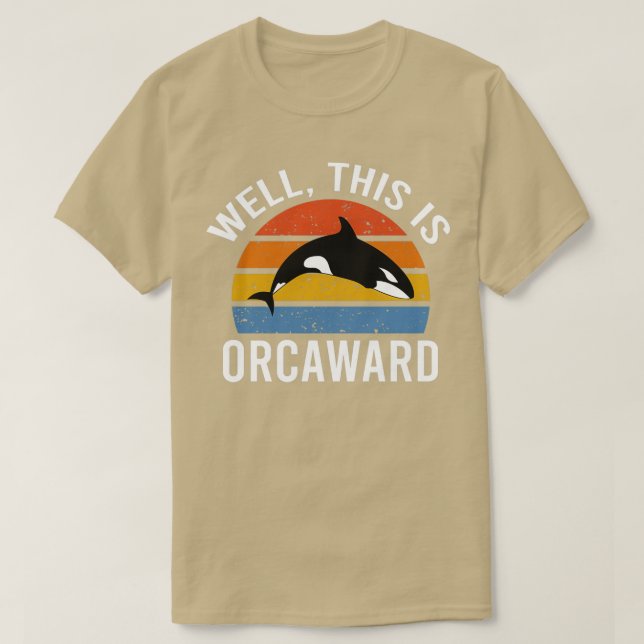 T-shirt Voici Orcaward Voici Une Baleine Amusante Orcaward (Design devant)
