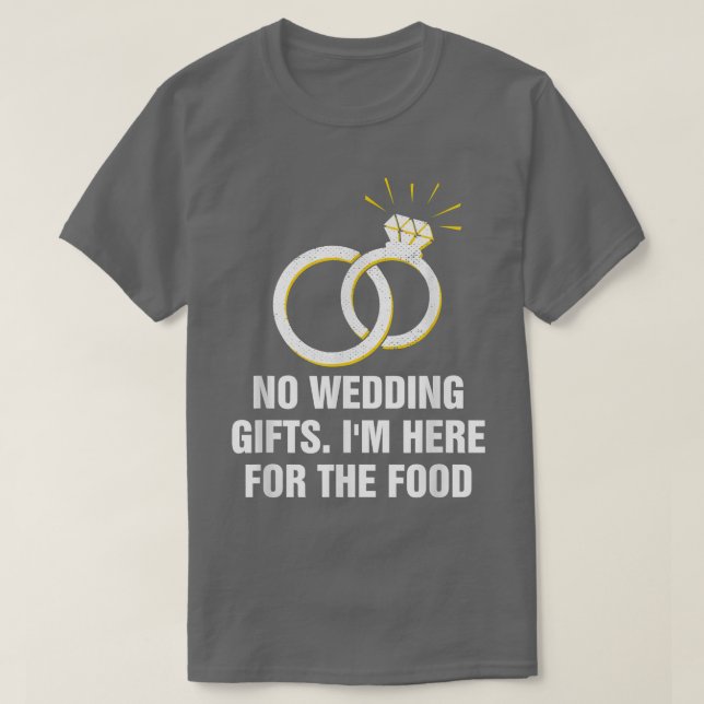 T-shirt Voici pour la mariée et la mariée du Mariage alime (Design devant)
