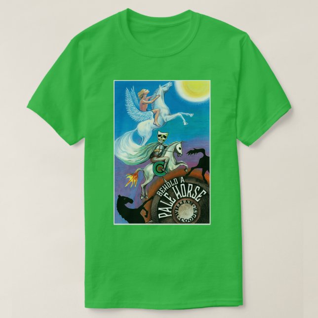 T-shirt Voici Un Cheval Pâle (Design devant)