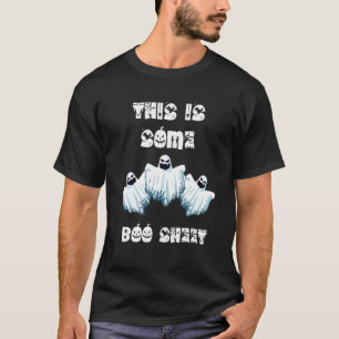 T-shirt Voici Un Costume D'Halloween Fantôme En Feuille De