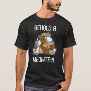 T-shirt Voici Un Mowtain Chat Propriétaire De Montagne Kit