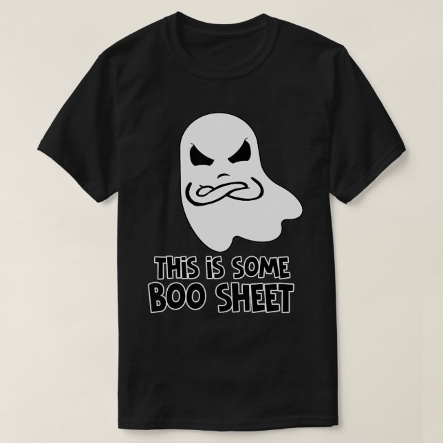 T-shirt Voici Une Petite Feuille De Boite Halloween (Design devant)