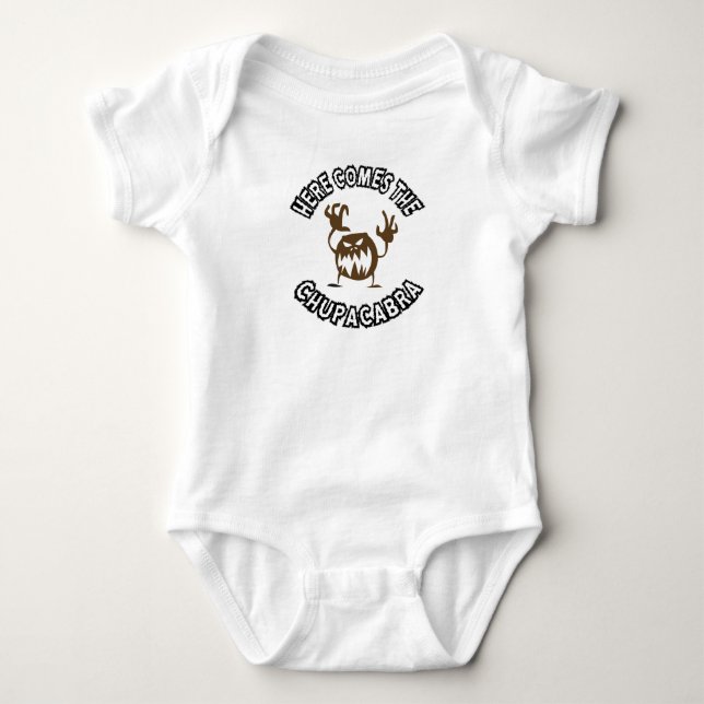 T-shirt Voici venir le chupacabra (Devant)