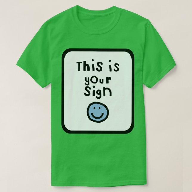 T-shirt Voici votre cadre de devis de typographie des sign (Design devant)