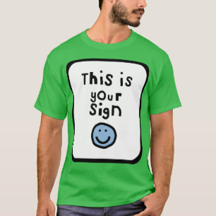 T-shirt Voici votre cadre de devis de typographie des sign