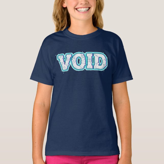 T-shirt VOID//CRACKED: Enter the Electric Abyss (Devant)