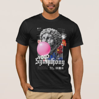 T-shirt Void Symphony - Modern Art with Classical Twist