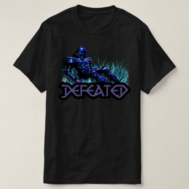 T-shirt VoidForge "Vaincu" Dark Fantasy Chevalier Déchu  (Design devant)