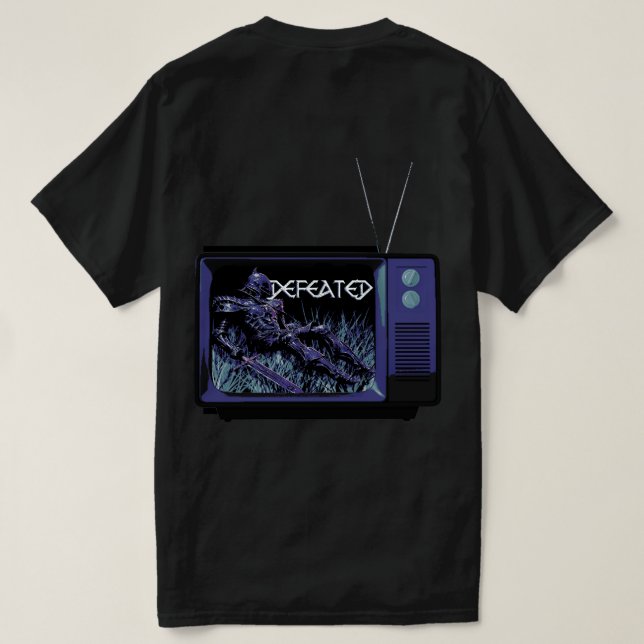 T-shirt VoidForge "Vaincu" Graphique de Télévision Rétro D (Design dos)