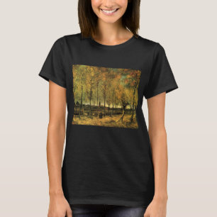 T-shirt Voie avec peupliers par Vincent van Gogh