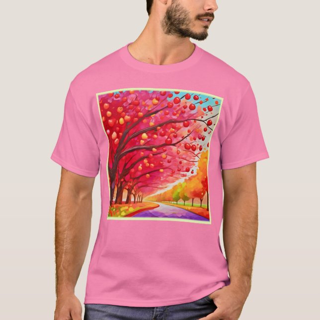 T-shirt Voie Cherry Tree (Devant)