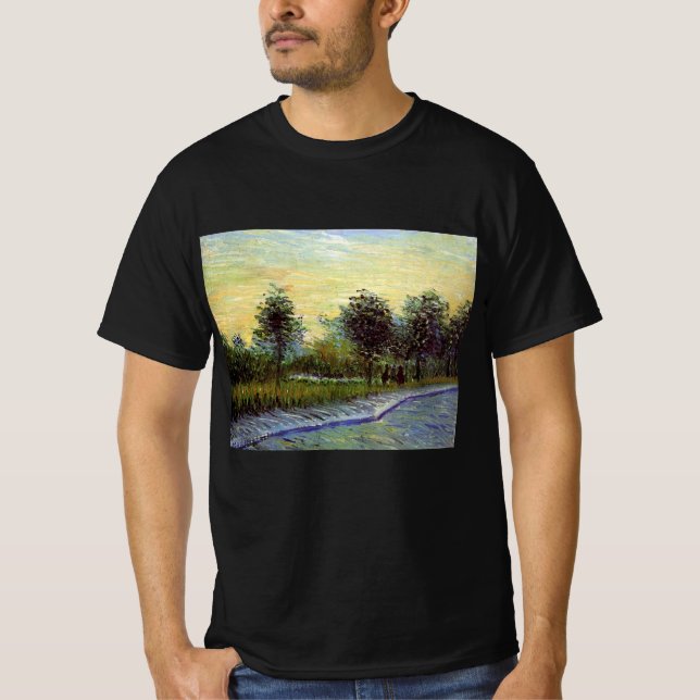 T-shirt Voie dans le Parc Voyer d'Argenson par Vincent van (Devant)
