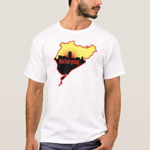 T-shirt Voie de course de Nurburgring Nordschleife,