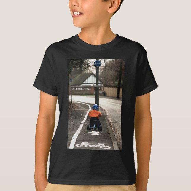T-shirt Voie de cycle (Devant)