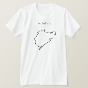 T-shirt Voie de Formule 1 de Nordschleife