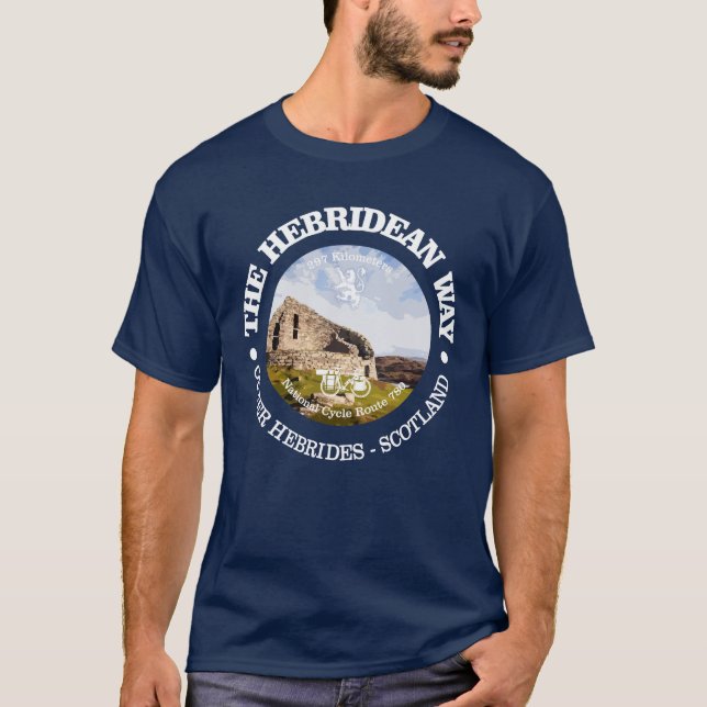 T-shirt Voie hébrienne (cyclisme c) (Devant)