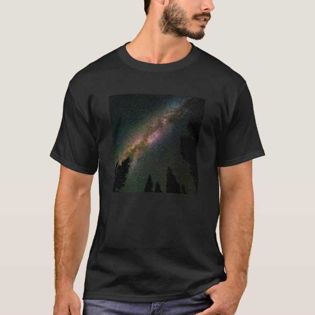 T-shirt Voie lactée au-dessus du col de Lizard Head (Devant)