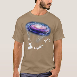 T-shirt Voie Lactée Galaxy Système solaire Cute Funny Astr