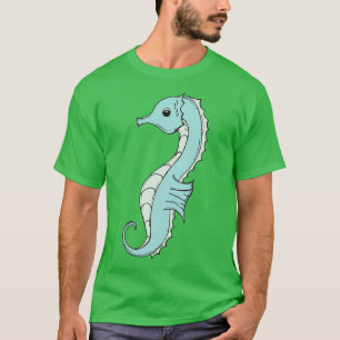 T-shirt Voie maritime bleue et verte
