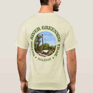 T-shirt Voie verte de la rivière Neuse (cyclisme c)
