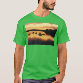 T-shirt Voies de coucher de soleil