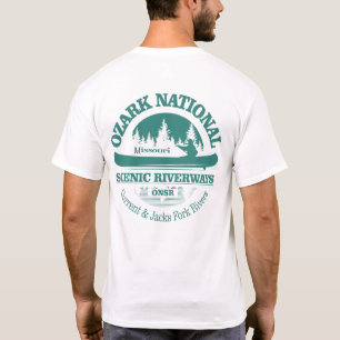 T-shirt Voies navigables Pittoresques nationales d'Ozark