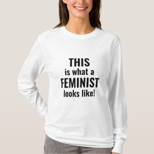 T-shirt Voilà À Quoi Ressemble Un Féministe
