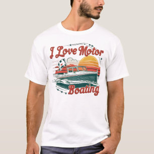 T-shirt Voile Amour Affair : I Love Motor Boating