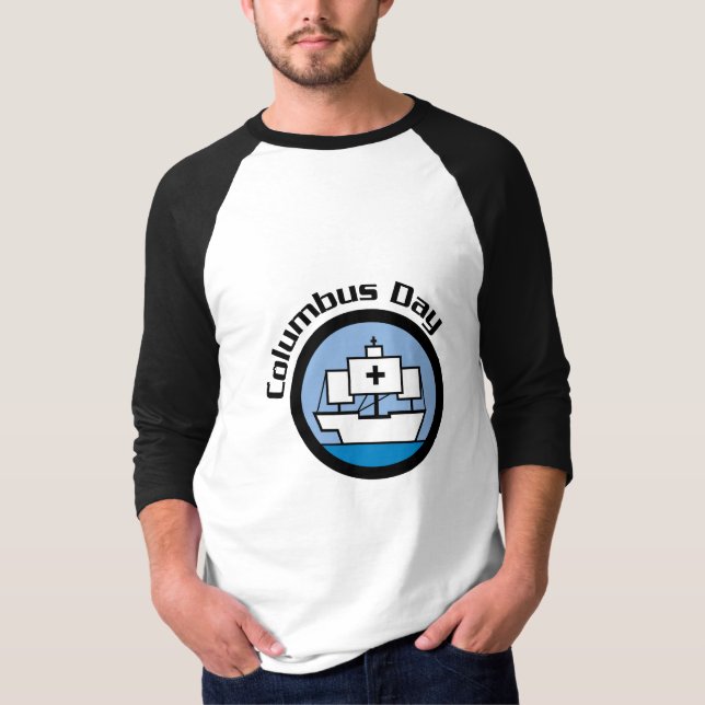 T-shirt Voile avec Columbus - (Devant)