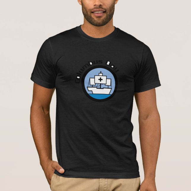 T-shirt Voile avec Columbus - (Devant)