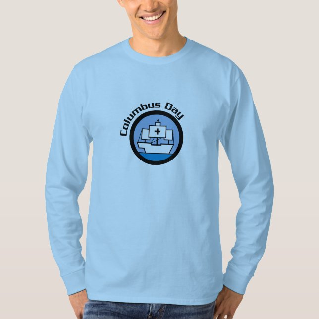 T-shirt Voile avec Columbus - (Devant)