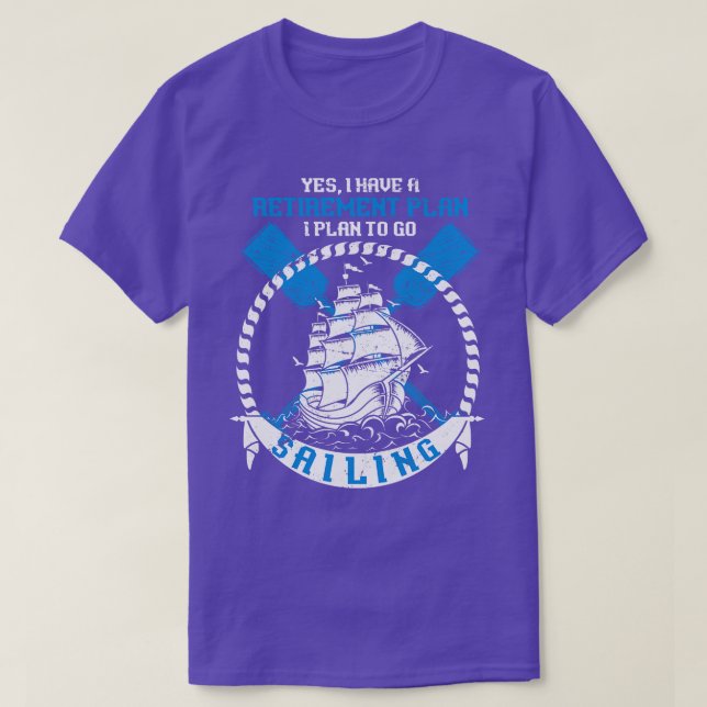 T-shirt Voile cadeau retraite (Design devant)