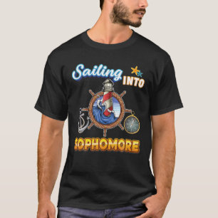 T-shirt Voile Dans Sophomore Enseignant Nautique Enfant Re