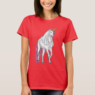 T-shirt Voile de mariée licorne