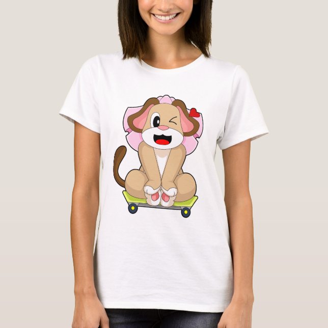 T-shirt Voile de mariée pour chien (Devant)