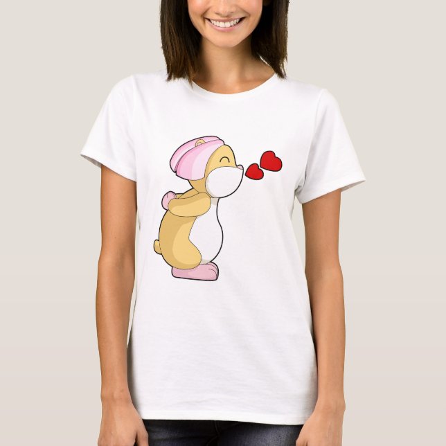 T-shirt Voile de mariée pour hamster (Devant)