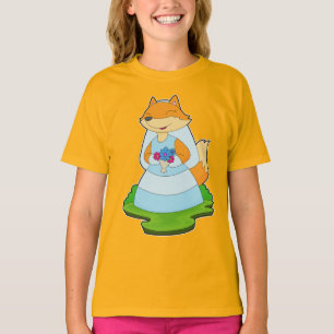 T-shirt Voile de mariée renard mariage