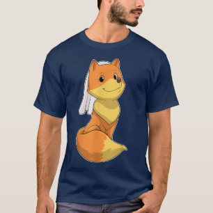T-shirt Voile de mariée renard mariage 