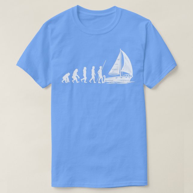 T-shirt Voile de voile Evolution Cadeau (Design devant)