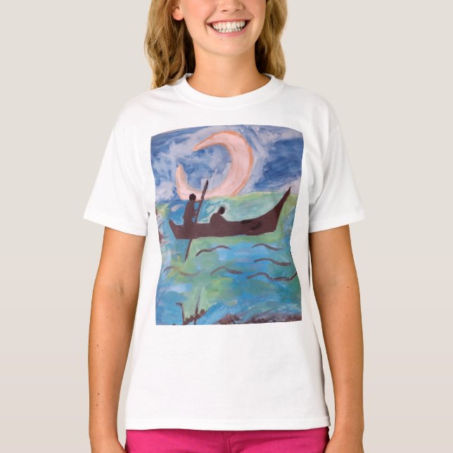 T-shirt Voile en clair de lune (Devant)