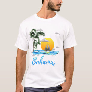 T-shirt Voile en vacances aux Bahamas