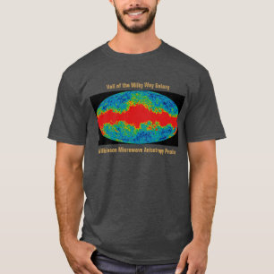 T-shirt Voile Galaxy Voie Lactée sur l'univers WMAP