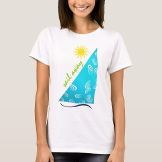 T-shirt voile loin en turquoise…