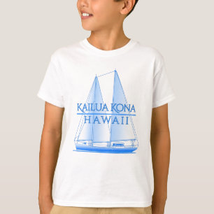 T-shirt Voile nautique côtière de Kailua Kona
