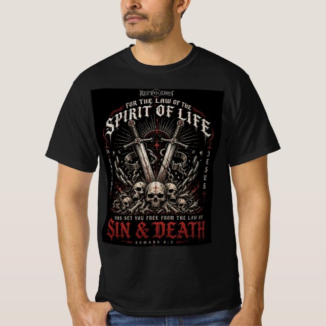 T-shirt VOILE ROUGE AUBE - Esprit de vie (Devant)
