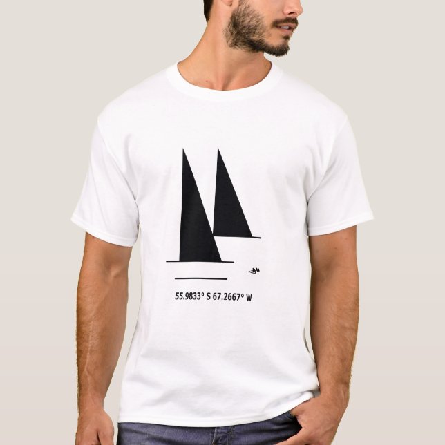 T-shirt Voile, Voile, Voile, Yacht, Océan, Mer, Voile (Devant)