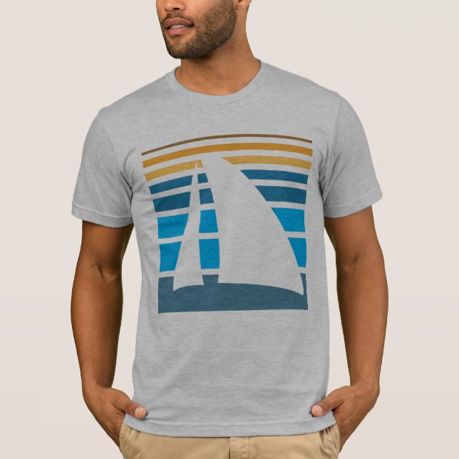 T-shirt Voiles de coucher du soleil (Devant)