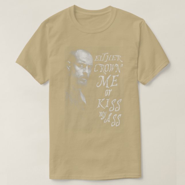 T-shirt Voiles noires ou vous me l'avez couronnée (Design devant)